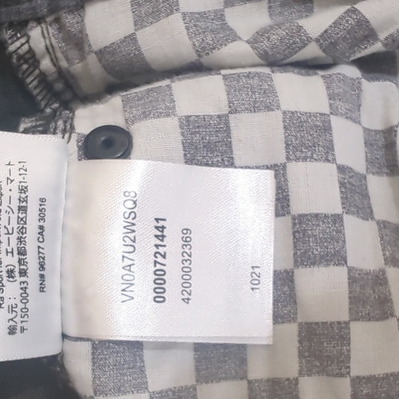 Vans Men's Cotton Blend Shorts Sz 28 Skater Preppy Off The Wall Vintage Green - Picture 10 of 13